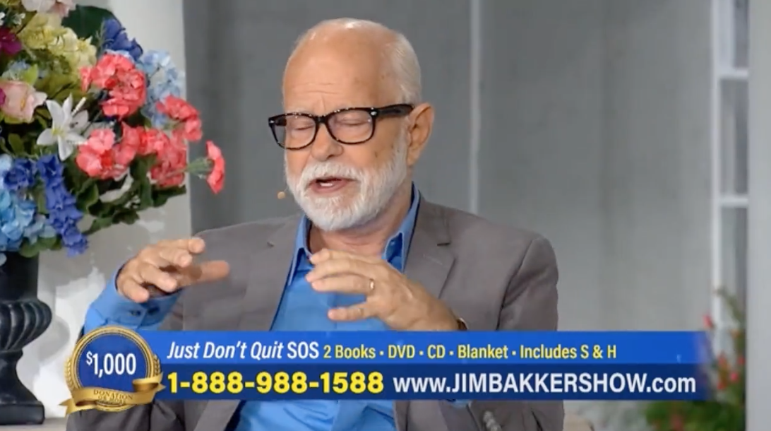 Televangelist Jim Bakker Claims God Can't Hear Prayers Through Masks ...
